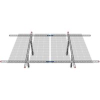 Verstellbare Solarmodul halterung für Solarpanel bis zu 4 Solarmodule - Eco-worthy von ECO-WORTHY