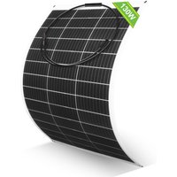 Eco-worthy - neuwertig] 130W 12V Flexibel Solarpanel Mono Solarmodul Charger für Wohnmobile Camper Van Boote und Balkonkraftwerk von ECO-WORTHY