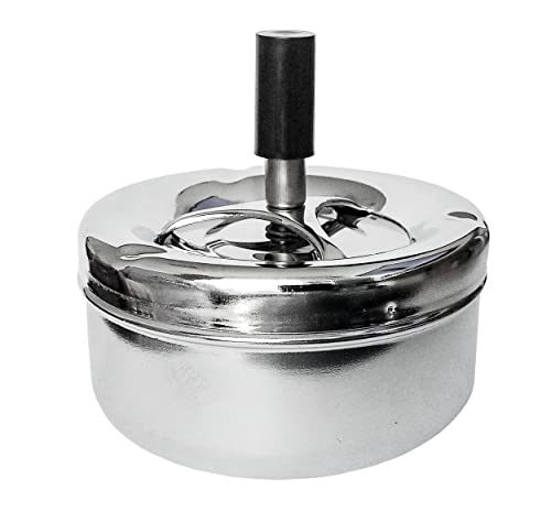 DREHASCHENBECHER Ø11cm Chrom Aschenbecher Druckaschenbecher Windaschenbecher Dreh Ascher 79 DREHASCHENBECHER Ø11cm Chrom Aschenbecher Druckaschenbecher Windaschenbecher Dreh Ascher 79 von ECO