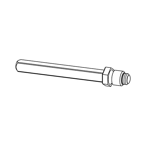 ECO Rollenwechselstift Vierkantstift 8mm für Türknopff/Türknauf, Gewinde M12 Knopfgewinde 9 x 90 mm, Stahl verzinkt von ECO