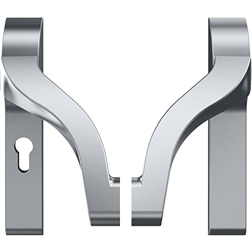 Eco EPN 900 IV Stangengriff für Druckstange PZ 72 für Paniktürverschlüsse, Aluminium silber beschichtet von ECO