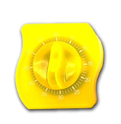 KURZZEITMESSER bis 60 min Eieruhr Küchentimer Küchen-Timer Küchenuhr Uhr Wecker 3-Farben 76 (Gelb) von ECO