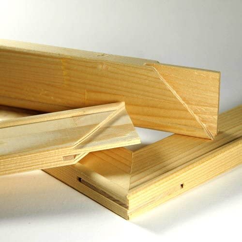 Keilrahmenleisten Set zum Selbstbau DIY Keilrahmen (95 x 75 cm) von ECO
