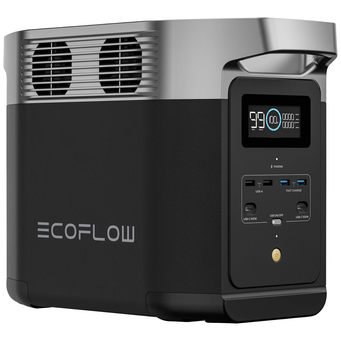 Ecoflow Delta 2 Powerstation Generator Li Fe Po 4 Mit Laderegler Schwarz B-Ware Ecoflow Delta 2 Powerstation Generator Li Fe Po 4 Mit Laderegler Schwarz B-Ware von ECOFLOW