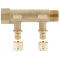 Kompatibler MF 3/4" SERTIGLISS Verteiler – Flachanschluss Ø12mm, 5 Ausgänge von ECOLANDS