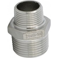 Nippel Inox männlich reduziert 26x34 (1'), 20x27 (3/4') von ECOLANDS
