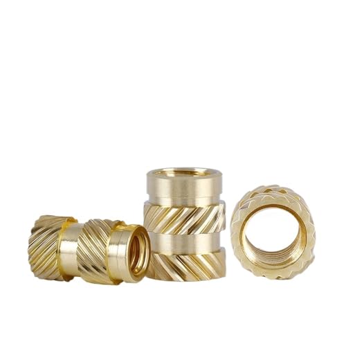 100 Stück M2 M3 Einsatz Rändelmuttern Messing Hot Melt Einsatzmuttern Heizform Kupfer Gewindeeinsätze Mutter 100 Stück M2 M3 Einsatz Rändelmuttern Messing Hot Melt Einsatzmuttern Heizform Kupfer Gewindeeinsätze Mutter von ECOLFE