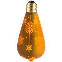 Ecolicht - 30050130001 Ampulle E27 led 0,5 w ST64 360° – Ambiance Décorative "neige" Doré Ecolicht - 30050130001 Ampulle E27 led 0,5 w ST64 360° – Ambiance Décorative "neige" Doré von ECOLICHT