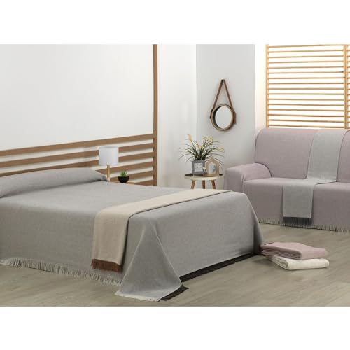 ECOMMERC3 | Mehrzweck-Tagesdecke, Größe 130 x 180 cm, für Sofa oder Bett, Mehrzweckdecke, extra weich, Granatrot von ECOMMERC15
