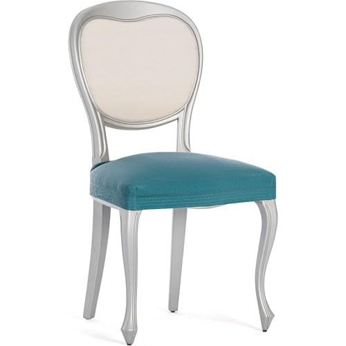 ECOMMERC3 | 2 Stück, atmungsaktive bi-elastische Stuhlbezüge, 2 Stück, Eseraldgrün, passgenau, Schutz vor täglichem Verschleiß, einfach anzubringen und zu entfernen von ECOMMERC3