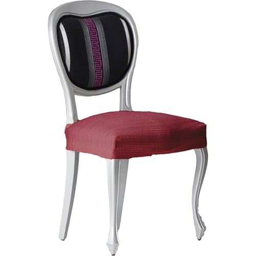 ECOMMERC3 2 x elastische Jacquard-Stuhlbezüge, 2 x Stuhlbezüge, universelle Passform, atmungsaktiv und verschleißfest, Bordeaux, einfach anzubringen und zu entfernen, Burgunderrot ECOMMERC3 2 x elastische Jacquard-Stuhlbezüge, 2 x Stuhlbezüge, universelle Passform, atmungsaktiv und verschleißfest, Bordeaux, einfach anzubringen und zu entfernen, Burgunderrot von ECOMMERC3