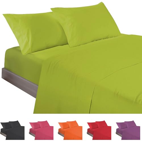 ECOMMERC3 3-teiliges Bettwäsche-Set für Betten mit 80 cm, Bettwäsche mit Spannbettlaken, Bettbezug und 1 Kissenbezug, Pistazienfarben, extra weich und leicht, Pistazie ECOMMERC3 3-teiliges Bettwäsche-Set für Betten mit 80 cm, Bettwäsche mit Spannbettlaken, Bettbezug und 1 Kissenbezug, Pistazienfarben, extra weich und leicht, Pistazie von ECOMMERC3