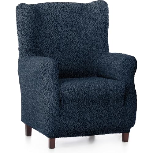 ECOMMERC3 Bi-elastischer Ohrensesselbezug, atmungsaktiv, strapazierfähig und strapazierfähig, Ohrensesselbezug in Blau, mit Schaumstoffbändern und Gummibändern ECOMMERC3 Bi-elastischer Ohrensesselbezug, atmungsaktiv, strapazierfähig und strapazierfähig, Ohrensesselbezug in Blau, mit Schaumstoffbändern und Gummibändern von ECOMMERC3