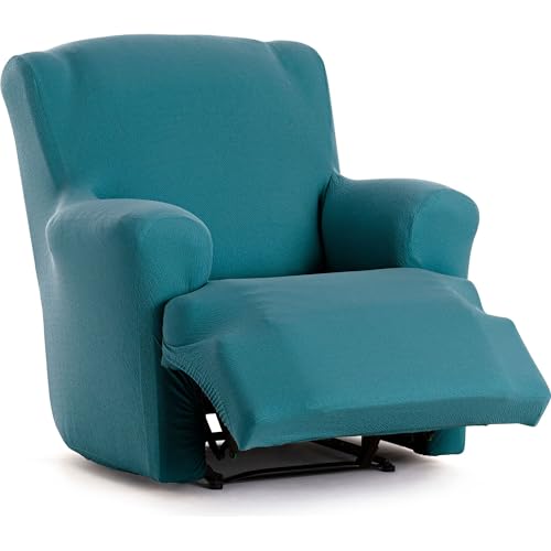 ECOMMERC3 Bi-elastischer Sesselbezug für gemeinsame Füße, einteilig, Sofaüberwurf, Relax, Grün, Eserald, Passform mit Stützschaumstoffen von ECOMMERC3