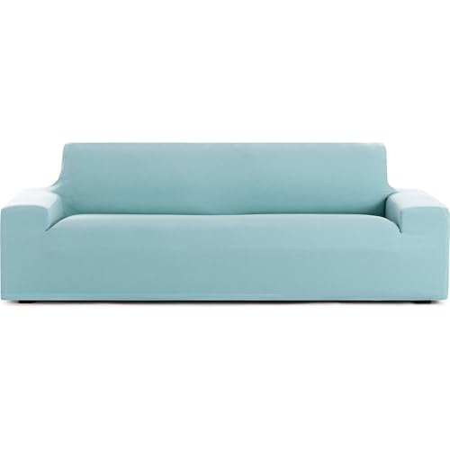ECOMMERC3 Bi-elastischer Sofabezug, atmungsaktiv, Größe 4-Sitzer, passgenau, rutschfest, Farbe Marineblau, einfach anzubringen und zu entfernen, inklusive Schaumstoff-Befestigung ECOMMERC3 Bi-elastischer Sofabezug, atmungsaktiv, Größe 4-Sitzer, passgenau, rutschfest, Farbe Marineblau, einfach anzubringen und zu entfernen, inklusive Schaumstoff-Befestigung von ECOMMERC3