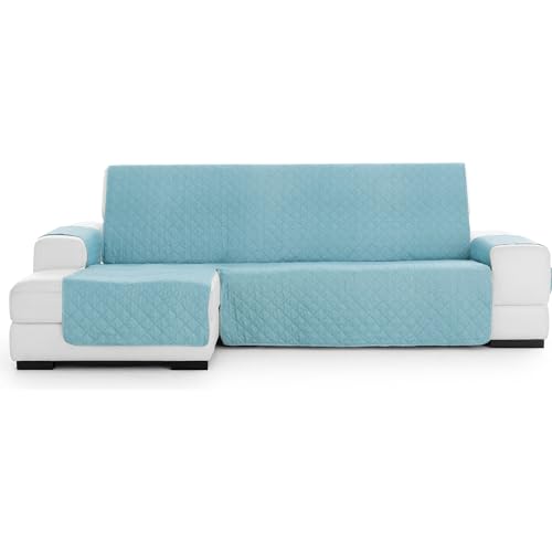ECOMMERC3 Chaiselong Mini-Sofabezug, Links gepolstert und rutschfest, türkis, vollständiger Schutz, Komfort und Stil im Design, verstellbar und waschbar ECOMMERC3 Chaiselong Mini-Sofabezug, Links gepolstert und rutschfest, türkis, vollständiger Schutz, Komfort und Stil im Design, verstellbar und waschbar von ECOMMERC3