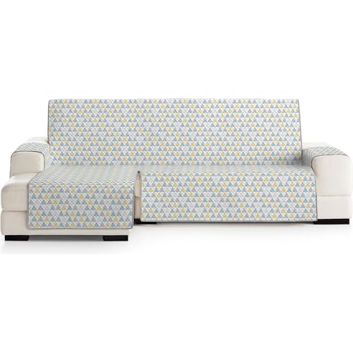 ECOMMERC3 Chaiselongue-Sofabezug, extra Links, wendbar, mit elastischen Gummibändern, Gelb, Universal-Sofaschoner für Chaiselongue von ECOMMERC3