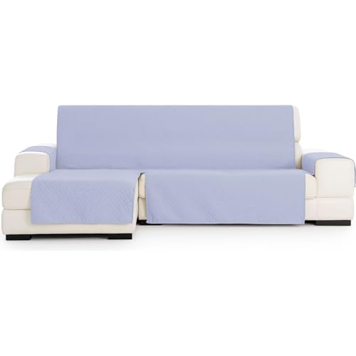 ECOMMERC3 Chaiselongue-Sofabezug für Chaiselongue, normal, Links, universell und vielseitig, Blau, einfach anzubringen, für Rückenlehne, Sitz und Armlehnen ECOMMERC3 Chaiselongue-Sofabezug für Chaiselongue, normal, Links, universell und vielseitig, Blau, einfach anzubringen, für Rückenlehne, Sitz und Armlehnen von ECOMMERC3