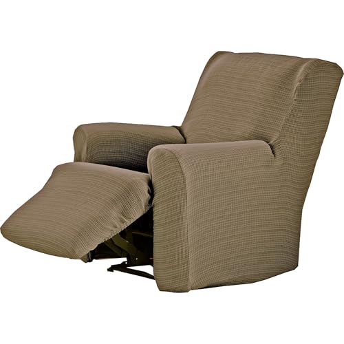ECOMMERC3 Elastischer Sesselbezug aus Jacquard, Taupe, einteilig, atmungsaktiv und verschleißfest, einfach anzubringen und zu entfernen ECOMMERC3 Elastischer Sesselbezug aus Jacquard, Taupe, einteilig, atmungsaktiv und verschleißfest, einfach anzubringen und zu entfernen von ECOMMERC3