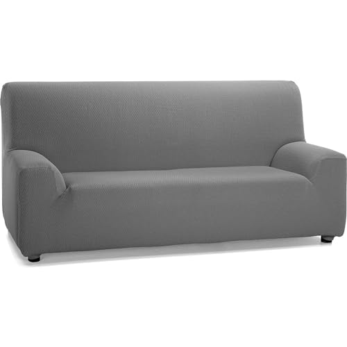 ECOMMERC3 Elastischer und extra weicher Sofabezug für 2-Sitzer-Sofa, verstellbar, Grau, 100 von ECOMMERC3