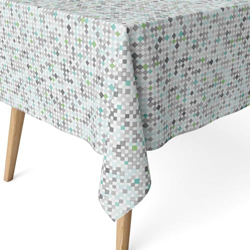 ECOMMERC3 Fleckabweisende Tischdecke für rechteckigen Tisch, Größe 100 x 140 cm, schmutzabweisende Tischdecke, extra weich und wasserdicht, Grün ECOMMERC3 Fleckabweisende Tischdecke für rechteckigen Tisch, Größe 100 x 140 cm, schmutzabweisende Tischdecke, extra weich und wasserdicht, Grün von ECOMMERC3