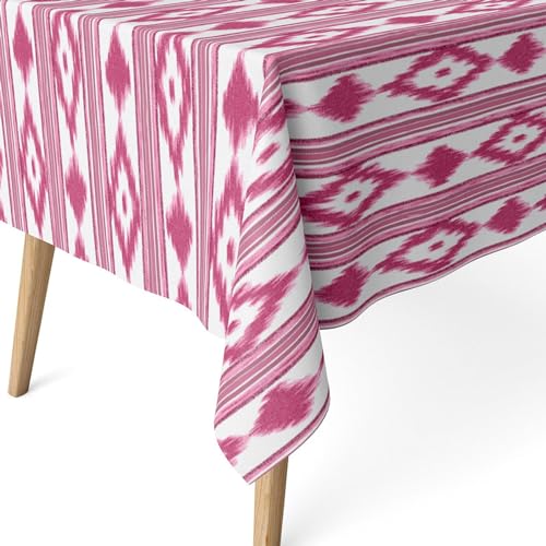 ECOMMERC3 Fleckabweisende Tischdecke für rechteckigen Tisch, Größe 100x140 cm | Schmutzabweisende Tischdecke, extra weich und wasserdicht, Islas ROSA ECOMMERC3 Fleckabweisende Tischdecke für rechteckigen Tisch, Größe 100x140 cm | Schmutzabweisende Tischdecke, extra weich und wasserdicht, Islas ROSA von ECOMMERC3