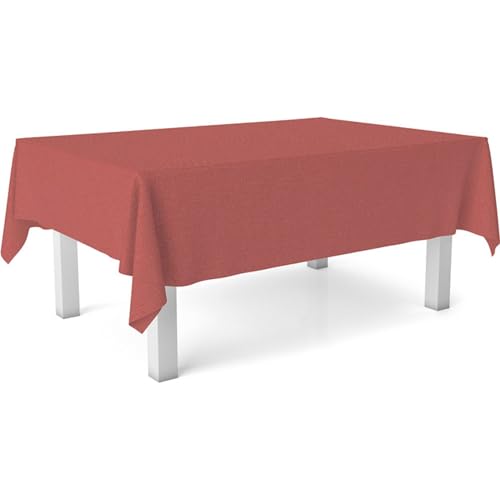 ECOMMERC3 Fleckabweisende Tischdecke für rechteckigen Tisch, Größe 100x140 cm | Schmutzabweisende Tischdecke, extra weich und wasserdicht, ROT ECOMMERC3 Fleckabweisende Tischdecke für rechteckigen Tisch, Größe 100x140 cm | Schmutzabweisende Tischdecke, extra weich und wasserdicht, ROT von ECOMMERC3