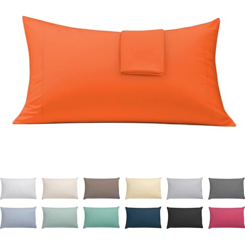 ECOMMERC3 Kissenbezug, 90 cm, extra weich und bequem, orange, atmungsaktiv, leicht zu waschen ECOMMERC3 Kissenbezug, 90 cm, extra weich und bequem, orange, atmungsaktiv, leicht zu waschen von ECOMMERC3
