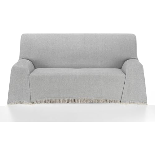 ECOMMERC3 | Mehrzweck-Tagesdecke, Größe 300 x 260 cm, für Sofa oder Bett, Mehrzweckdecke, extra weich, Grau von ECOMMERC3