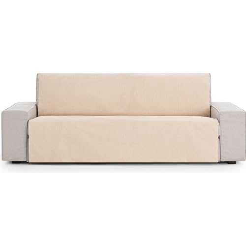 ECOMMERC3 Mehrzweck-Überwurf, wendbar, halber Panama, Größe 180 x 270 cm, Sofa- und Bettüberwurf, atmungsaktiver und weicher Stoff, ockerfarben, vielseitiger Schutz für Sofas und Betten von ECOMMERC3