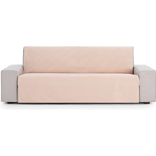 ECOMMERC3 Mehrzweck-Überwurf, wendbar, halber Panama, Größe 230 x 270 cm, Überwurf aus atmungsaktivem und weichem Stoff, vielseitiger Schutz für Sofas und Betten von ECOMMERC3