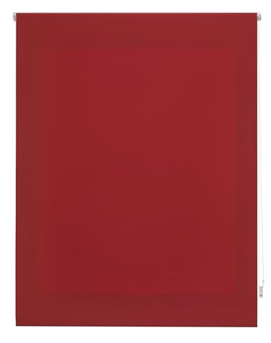 ECOMMERC3 | Premium Verdunkelungsrollo, lichtdurchlässig, Größe 120 x 175 cm, Stoffgröße 117 x 170 cm, lichtdurchlässig, Bordeauxrot von ECOMMERC3