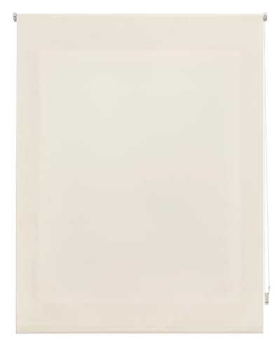 ECOMMERC3 | Premium lichtdurchlässiges Rollo Größe 100 x 250 cm - Rollo Stoffgröße 97 x 245 cm - lichtdurchlässiges Rollo Beige von ECOMMERC3