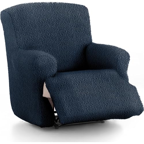 ECOMMERC3 Relax-Sesselbezug für Gelenke, bi-elastisch, mit Schaumstoff-Befestigung, Bezug für Relaxsessel, blau, atmungsaktiv und robust von ECOMMERC3