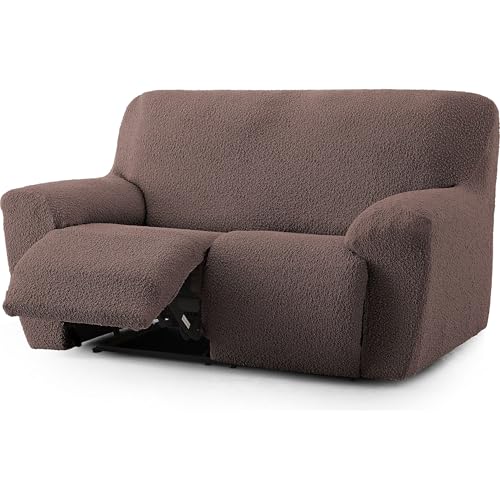 ECOMMERC3 Sofabezug, 2 x 2, sehr elastisch, braun, anpassbar und atmungsaktiv, für Chester und Klippan Sofas von ECOMMERC3