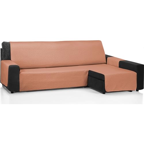 ECOMMERC3 Sofabezug Chaise Long 200 cm, geeignet für Chaise Long Eckteil rechts und Links – Sofabezug Chaise, lang, verstellbar, Braun von ECOMMERC3