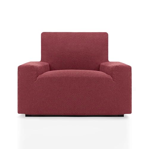 ECOMMERC3 Sofabezug für 1-Sitzer, 70-110 cm, Sofa-Effekt, Farbe: Dunkelfuchsia, einfache Installation, verstellbar von ECOMMERC3