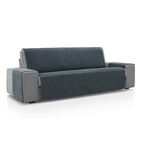 ECOMMERC3 Sofabezug für 3-Sitzer, 160 x 220 cm, Sofabezug, Dunkelgrau, weich, 100% Made in Spain von ECOMMERC3