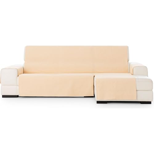 ECOMMERC3 Sofabezug für Chaiselongue, Normale Größe rechts, einfache Anbringung mit Gummibändern, senffarben, kompatibel mit Chaiselongue-Sofas, Links oder rechts ECOMMERC3 Sofabezug für Chaiselongue, Normale Größe rechts, einfache Anbringung mit Gummibändern, senffarben, kompatibel mit Chaiselongue-Sofas, Links oder rechts von ECOMMERC3