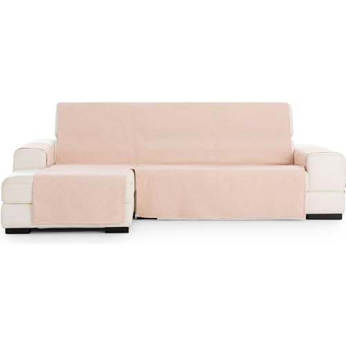 ECOMMERC3 Sofabezug für Chaiselongue, Übergröße, Links, einfache Anbringung mit Gummibändern, kompatibel mit Chaiselongue-Sofas, Links oder rechts von ECOMMERC3