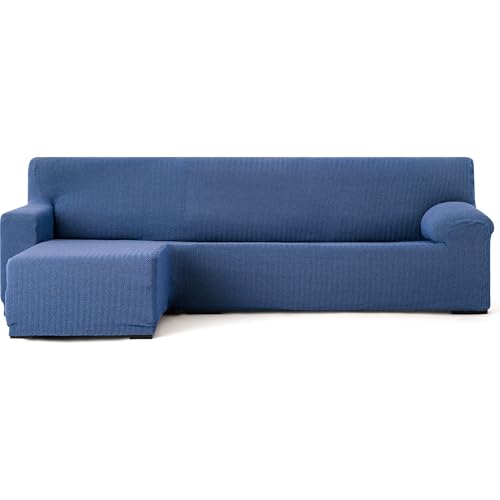 ECOMMERC3 Sofabezug für Chaiselongue, kurzes Eckteil Links, sehr elastisch, bi-elastisch, blau, mit Schaumstoff und Gummibändern, rechts oder Links, Brazo Corto Izquierda ECOMMERC3 Sofabezug für Chaiselongue, kurzes Eckteil Links, sehr elastisch, bi-elastisch, blau, mit Schaumstoff und Gummibändern, rechts oder Links, Brazo Corto Izquierda von ECOMMERC3
