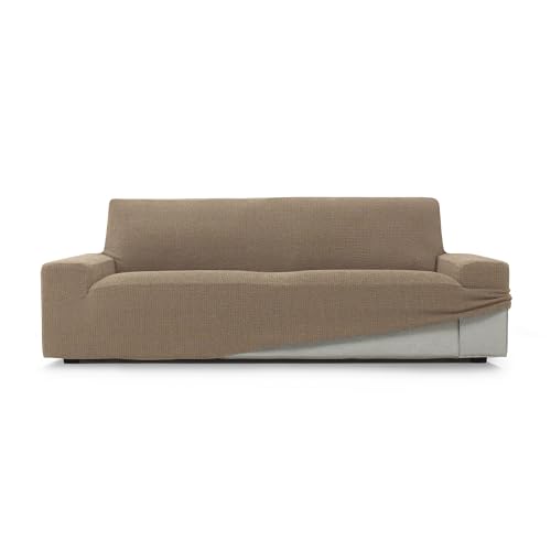 ECOMMERC3 Sofaüberwurf für 2-Sitzer, sehr elastisch, weich, einfarbig, inkl. Schaumstoffstangen zur Anpassung von ECOMMERC3