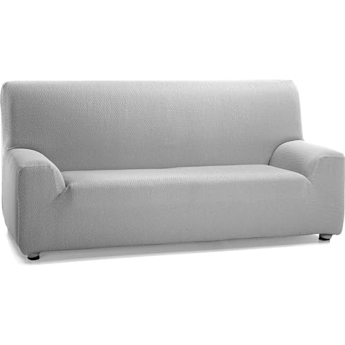 ECOMMERC3 Sofaüberwurf für 2 Sitzer - Farbe Hellgrau - rutschfest und super verstellbar, 100% Made in Spain von ECOMMERC3