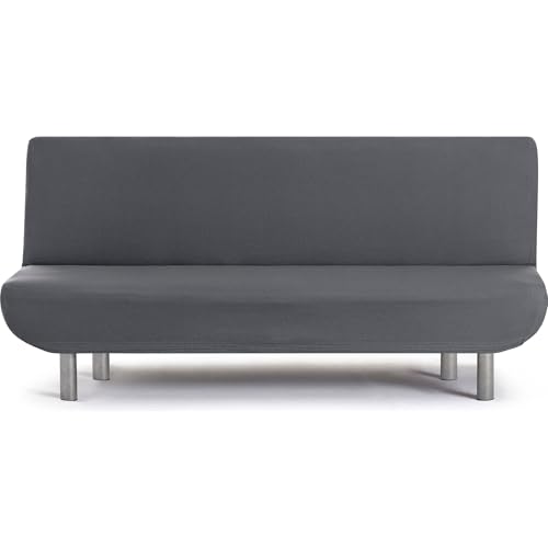 ECOMMERC3 Sofaüberwurf für 3-Sitzer, bi-elastisch, universal, Dunkelgrau, einfach anzubringen und zu entfernen, Verschleißschutz von ECOMMERC3