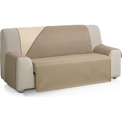 ECOMMERC3 Sofaüberwurf für 4-Sitzer, XL, extraweich, verstellbar, mit Polsterung, Beige/Leder, wendbar ECOMMERC3 Sofaüberwurf für 4-Sitzer, XL, extraweich, verstellbar, mit Polsterung, Beige/Leder, wendbar von ECOMMERC3