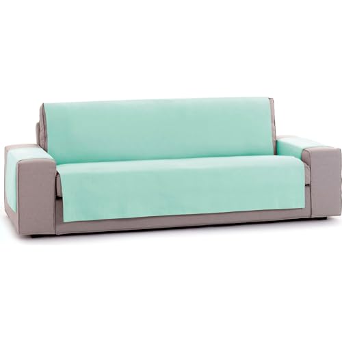 ECOMMERC3 Sofaüberwurf in Größe 3-Sitzer, elastisch und vielseitig – Sofabezug in Minzgrün, einfach anzubringen, mit verstellbaren Gummibändern, erneuert und schützt Sitz, Rückenlehne und Armlehnen von ECOMMERC3