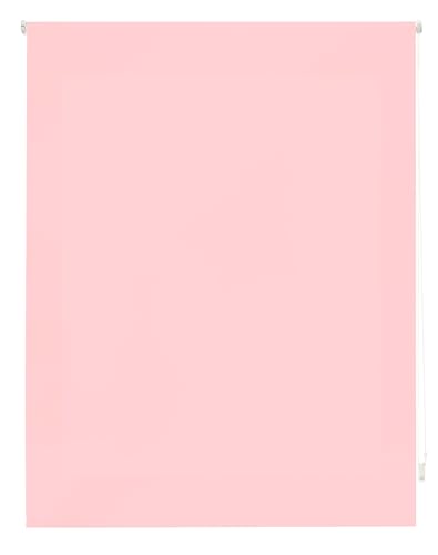 ECOMMERC3 | Transparentes Premium-Rollo, Größe 140 x 175 cm, Stoffgröße 137 x 170, durchscheinendes Rollo Rosa von ECOMMERC3