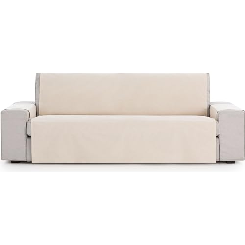 ECOMMERC3 Universal-Sofabezug, verstellbar, Größe 2-Sitzer, Teilschutz für Sofa, Leinen, einfache Anbringung mit elastischen Gummibändern, Leinfarben ECOMMERC3 Universal-Sofabezug, verstellbar, Größe 2-Sitzer, Teilschutz für Sofa, Leinen, einfache Anbringung mit elastischen Gummibändern, Leinfarben von ECOMMERC3