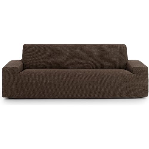 ECOMMERC3 Universal und vielseitiger 2-Sitzer-Sofabezug, braun, einfach anzubringen, für Rückenlehne, Sitz und Armlehnen ECOMMERC3 Universal und vielseitiger 2-Sitzer-Sofabezug, braun, einfach anzubringen, für Rückenlehne, Sitz und Armlehnen von ECOMMERC3