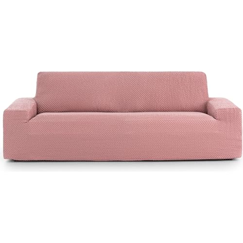 ECOMMERC3 Universal und vielseitiger 2-Sitzer-Sofabezug in Rosa, einfach anzubringen, für Rückenlehne, Sitz und Armlehnen ECOMMERC3 Universal und vielseitiger 2-Sitzer-Sofabezug in Rosa, einfach anzubringen, für Rückenlehne, Sitz und Armlehnen von ECOMMERC3